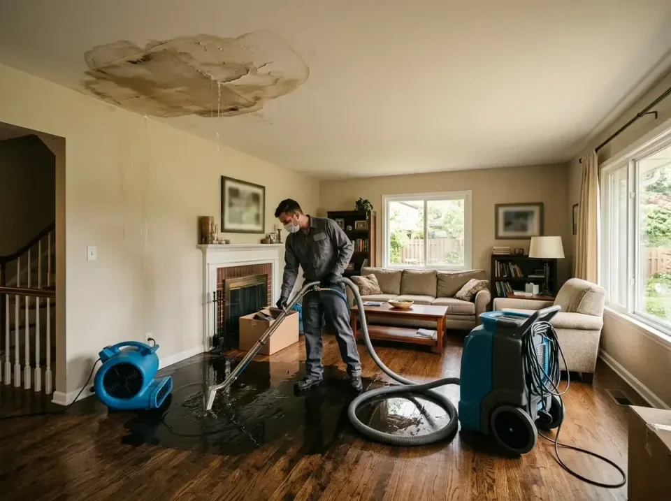 attic-pipe-burst-ceiling-drip-008 — frequently asked questions, Water Damage Restoration & Carpet Care in On Top of the Worl…